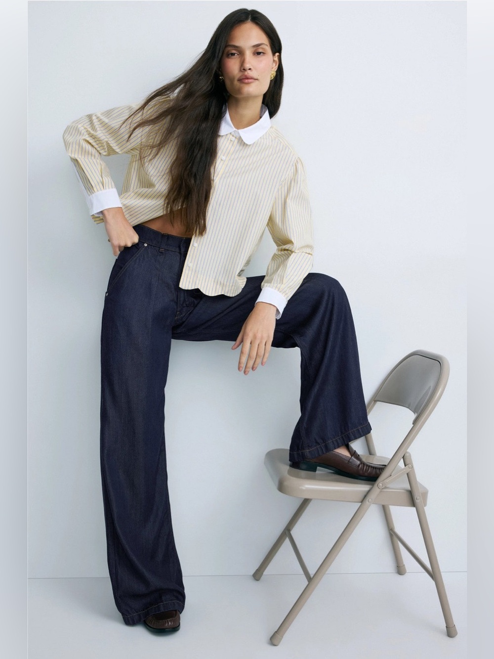 Hudson James High Rise Trouser Wide Leg Jeans